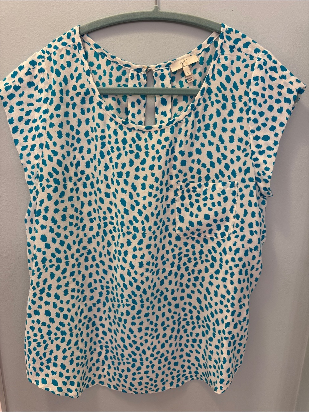 Joie silk cap sleeve blouse